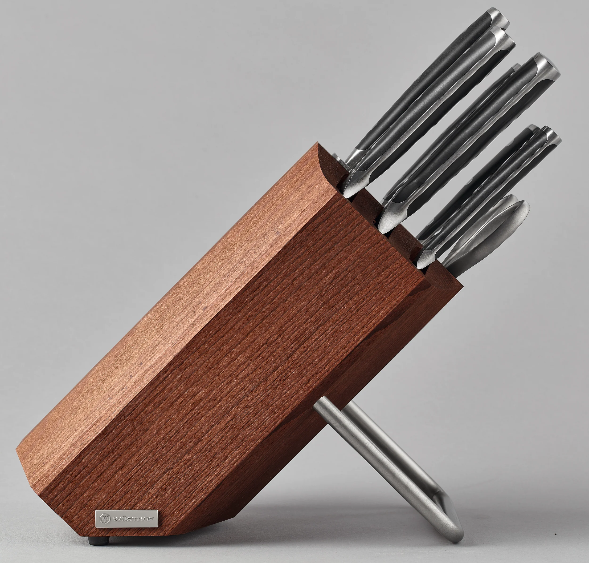 8-Slot Heat Treated Beech Knife Block - Image 2