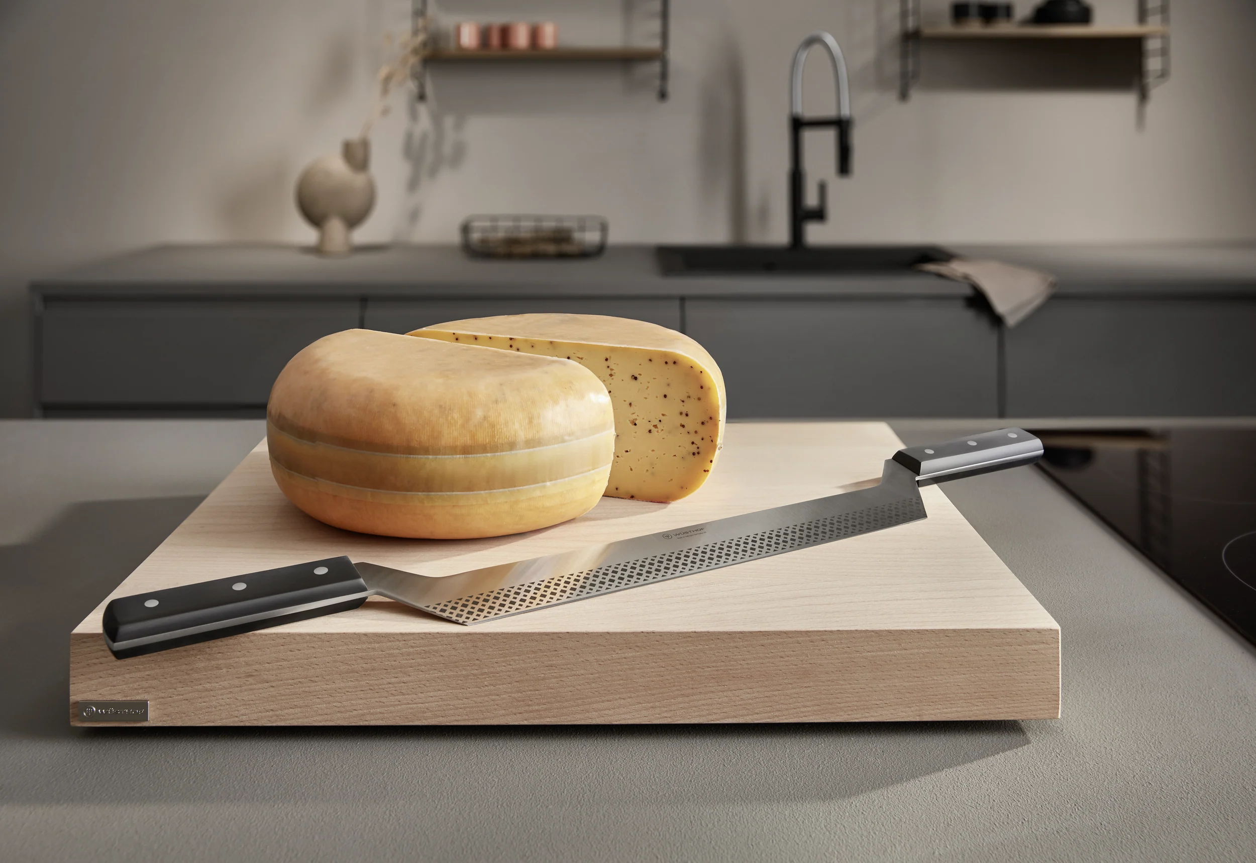 Double-Handle 12" Cheese Knife - Image 2