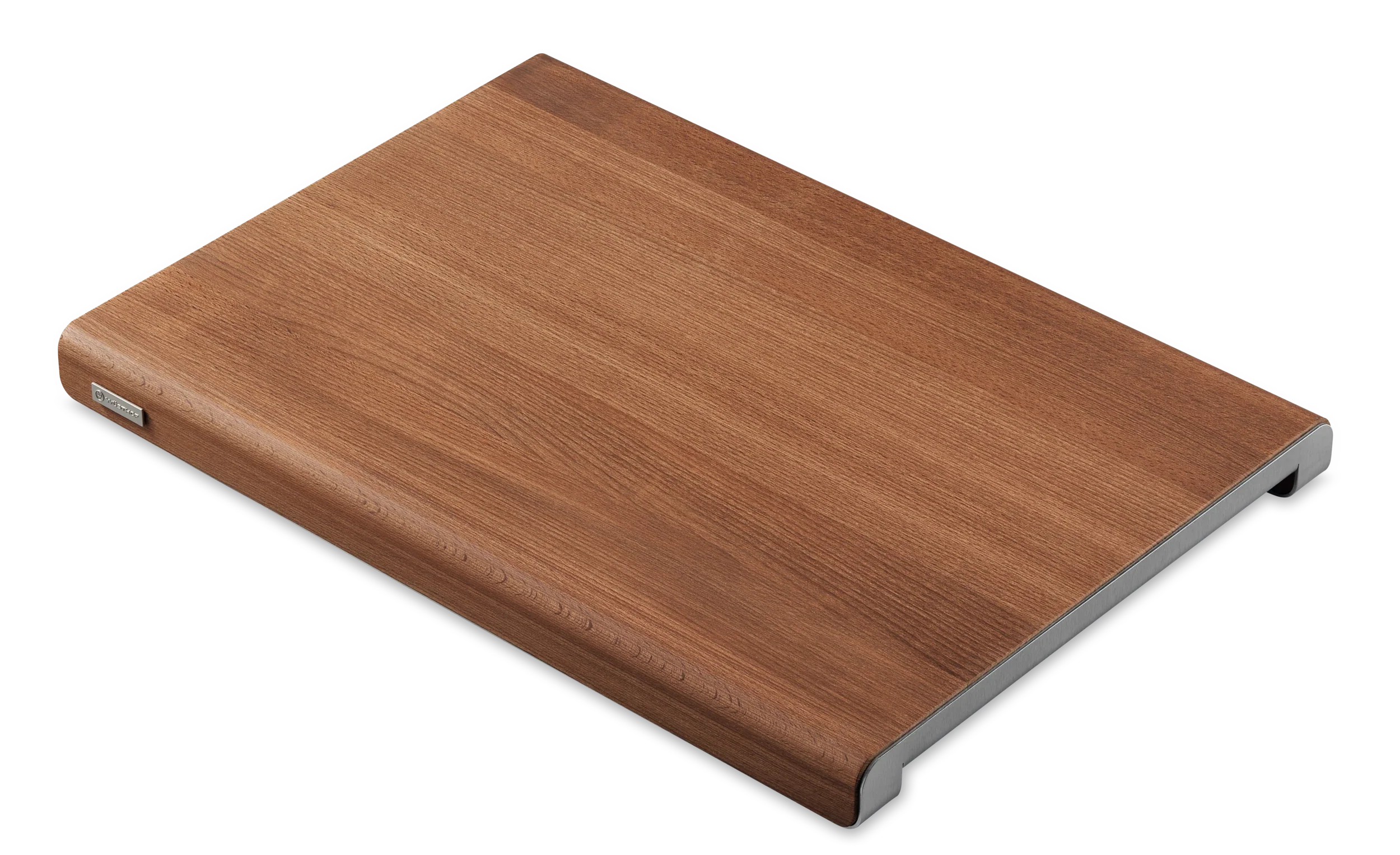 Heat-Treated Beech and Stainless Steel Cutting Board - Image 5