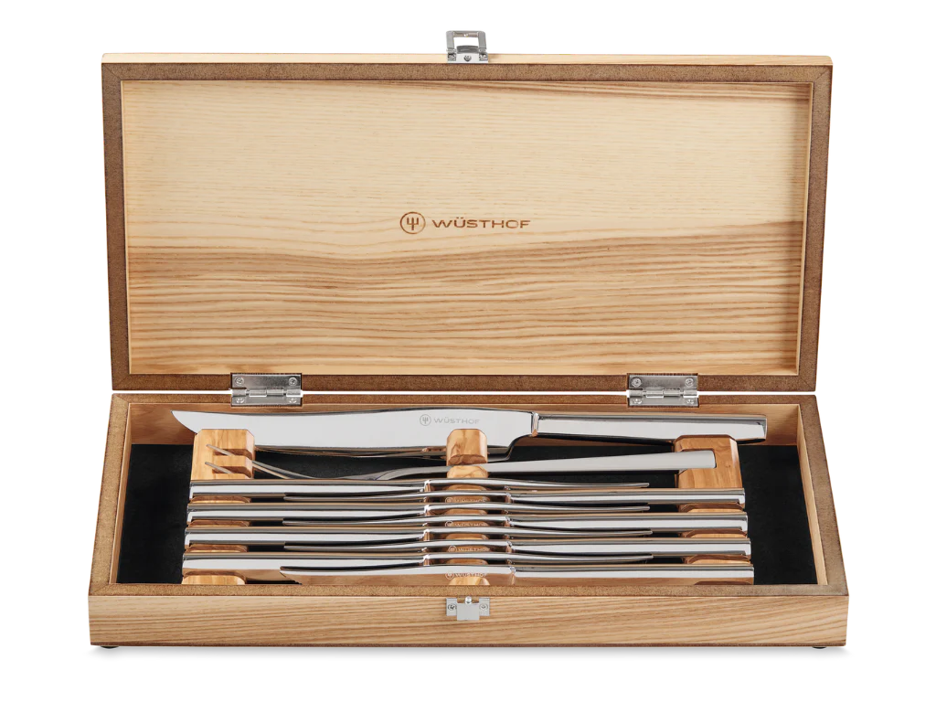 10-Piece Stainless Mignon Steak & Carving Set - Image 2