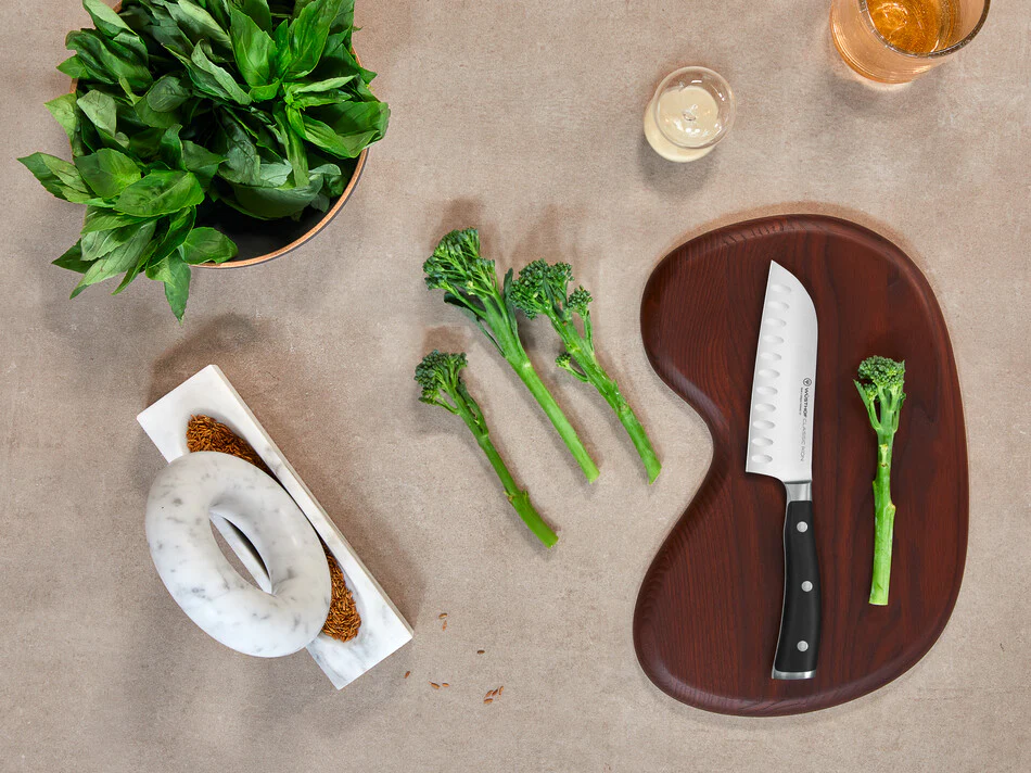 Classic Ikon 5" Hollow Edge Santoku - Image 3